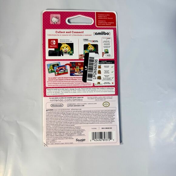 NEW Authentic SANRIO‎ Animal Crossing Amiibo 6 Card Pack Collaboration Target - Picture 2 of 4